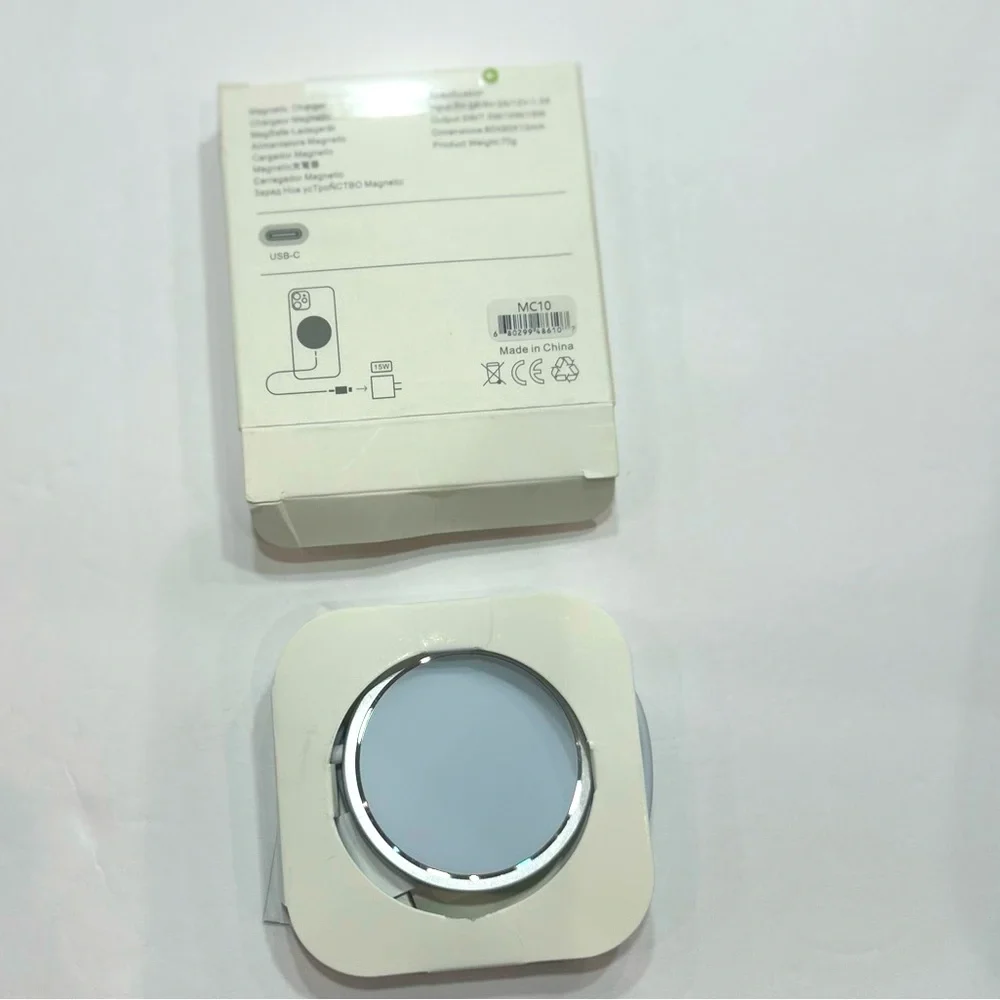 Magnetic Wireless Charger 15W USB C Qi Compatible Smartphone Charging Pad New